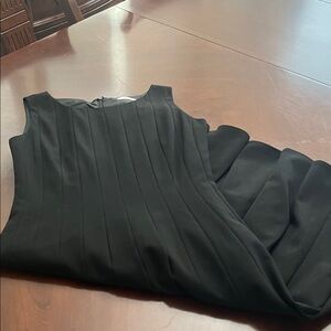 Calvin Klein Black Pleated Dress